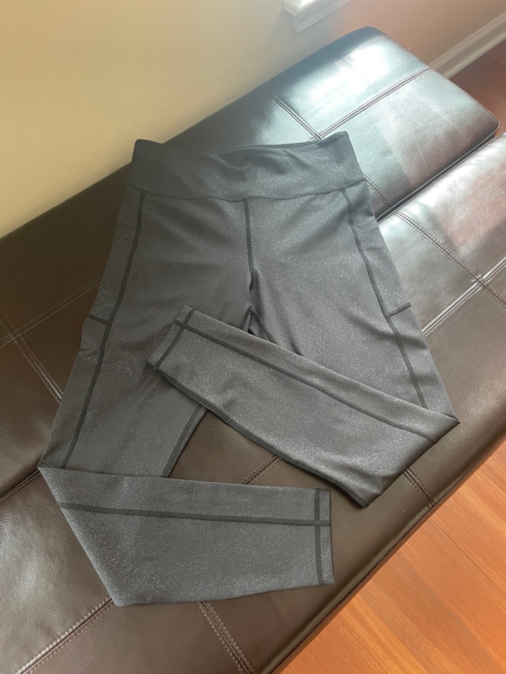 ZYIA Black Sparkle Leggings